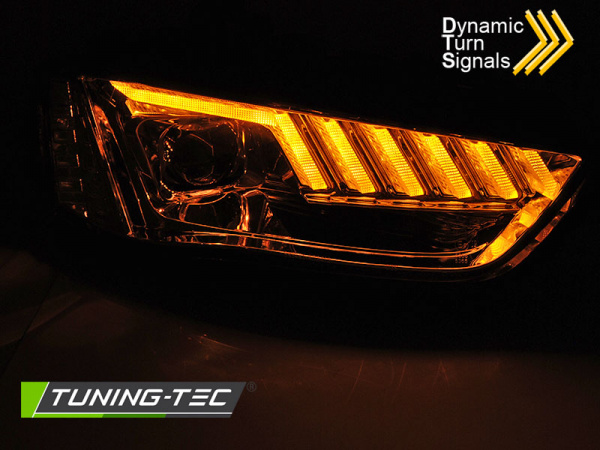 XENON LED Tagfahrlicht Scheinwerfer für Audi A4 B8 Lim./Avant/Cabrio 12-15 chrom dynamisch
